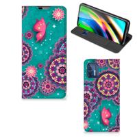 Motorola Moto G9 Plus | Bookcase | Cirkels en Vlinders