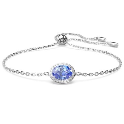 Swarovski 5671895 Armband Constella zilverkleurig-blauw-wit max. 24 cm