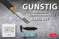 Best-Design "Gunstig" vloerverwarmings kabel set 17,2 mtr 340 Watt