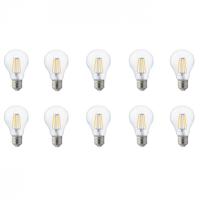 LED Lamp 10 Pack - Filament - E27 Fitting - 6W - Natuurlijk Wit 4200K - thumbnail