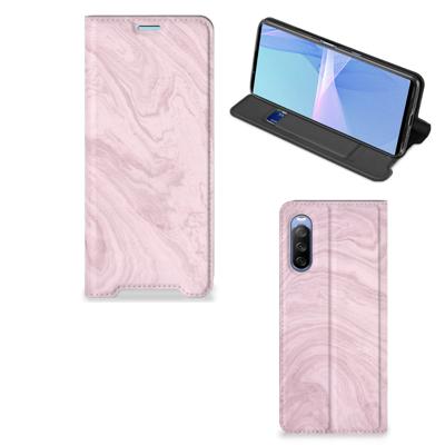 Sony Xperia 10 III | Standcase | Marble Pink - Origineel Cadeau Vriendin