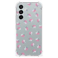 Doorzichtige Silicone Hoesje voor Samsung Galaxy A54 Unicorns Doorzichtige Silicone Hoesje voor Samsung Galaxy A54 Unicorns