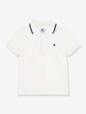 PETIT BATEAU polo voor kinderen met korte mouwen wit PETIT BATEAU polo voor kinderen met korte mouwen wit