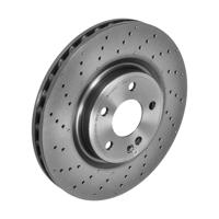 Remschijf COATED DISC LINE BREMBO, Remschijftype: Geperforeerd / Geventileerd, u.a. für Mercedes-Benz