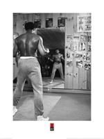 Kunstdruk Muhammad Ali Mirror 60x80cm Kunstdruk Muhammad Ali Mirror 60x80cm