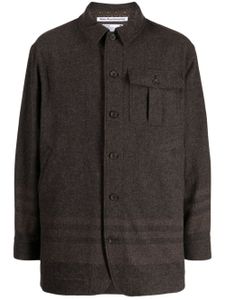 White Mountaineering veste à boutonnière - Gris