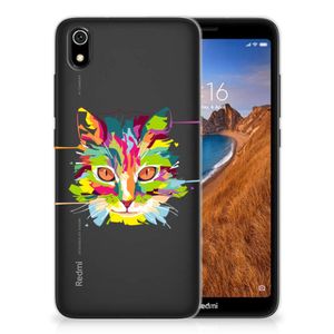 Xiaomi Redmi 7A Telefoonhoesje met Naam Cat Color