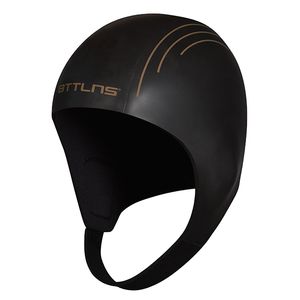 BTTLNS Neopreen Swim cap Khione 1.0 zwart/goud L