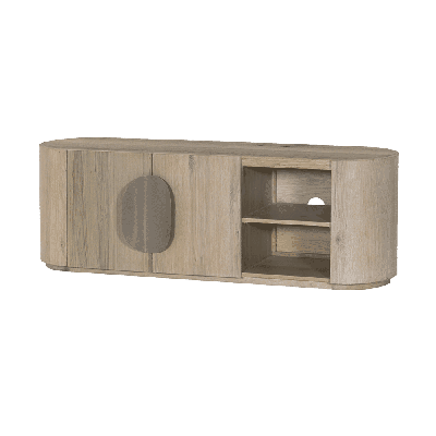 Tower Living TV-meubel 'Allure' Eiken, 150cm, kleur Whitewash