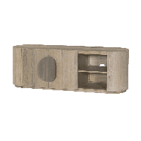 Tower Living TV-meubel 'Allure' Eiken, 150cm, kleur Whitewash