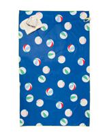 HEMA Handdoek Microvezel 110x175 Strandballen (multi)