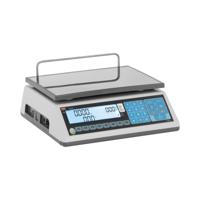 Prijsweegschaal - geijkt - 6 kg / 2 g - 15 kg / 5 g - 23 x 30 cm - LCD