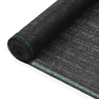 VidaXL Tennisscherm 1,4x25 m hdpe zwart