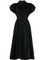 3.1 Phillip Lim robe évasée à col montant - Noir