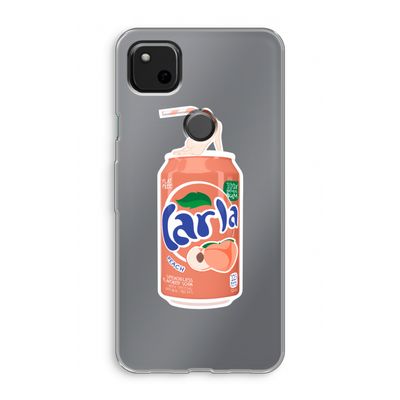S(peach)less: Google Pixel 4a Transparant Hoesje