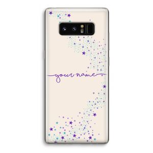 Sterren: Samsung Galaxy Note 8 Transparant Hoesje