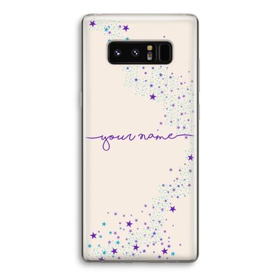 Sterren: Samsung Galaxy Note 8 Transparant Hoesje