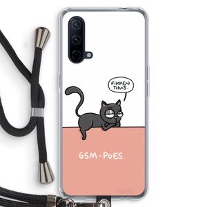 GSM poes: OnePlus Nord CE 5G Transparant Hoesje met koord
