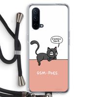 GSM poes: OnePlus Nord CE 5G Transparant Hoesje met koord