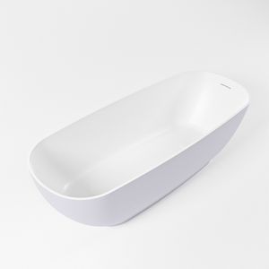 Vrijstaand bad Mondiaz Rock | 170x70 cm | Solid surface | Ovaal | Cale - Talc