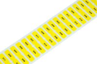 210-807/000-002  - Labelling material 20x8mm yellow 210-807/000-002