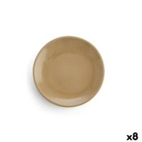 Eetbord Anaflor Barro Anaflor Beige Aardewerk Ø 29 cm Vlees (8 Stuks)