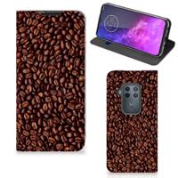 Motorola One Zoom | Flip Style Cover | Koffiebonen