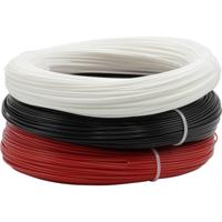 Renkforce RF-4738590 Filament PETG 1.75 mm 600 g Zwart, Wit, Rood 1 stuk(s)