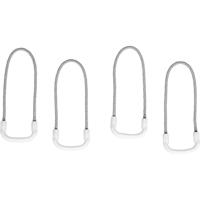 Eagle creek Reflective Loop Zipper Pull Set White