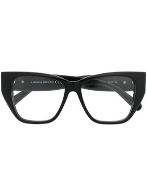 Moncler Eyewear lunettes de soleil à détail de logo - Noir