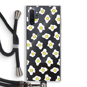 Spiegeleitjes: Samsung Galaxy Note 10 Plus Transparant Hoesje met koord