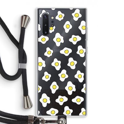Spiegeleitjes: Samsung Galaxy Note 10 Plus Transparant Hoesje met koord