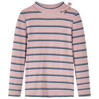 VidaXL Kindershirt met lange mouwen 128 lichtroze