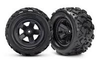 Tires & wheels, assembled, glued (Teton 5-spoke wheels, Teton tires) (2)