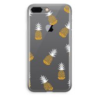 Ananasjes: iPhone 8 Plus Transparant Hoesje