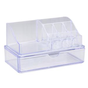 Make-up organizer/opberger - 18 x 10 x 11 cm - transparant