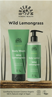 Urtekram Body Wash & Body Lotion Wild Lemongrass Giftset