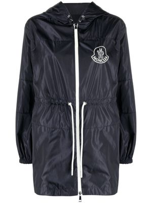 Moncler parka Veirade à capuche - Bleu