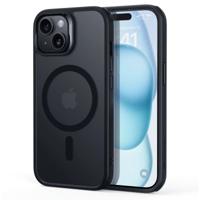 iPhone 15 Plus Classic Hybrid Case (HaloLock) - Frosted Black