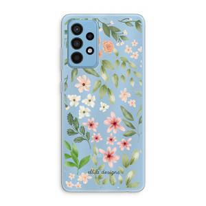 Botanical sweet flower heaven: Samsung Galaxy A52 Transparant Hoesje