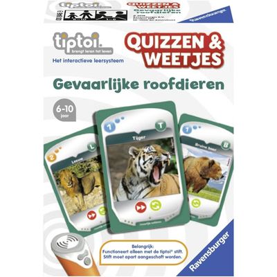 Spel tiptoi: gevaarlijke roofdieren