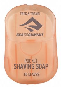 Sea to Summit scheerzeep Pocket Shaving Soap oranje/wit 50 vellen