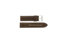 Horlogeband Fossil BQ2309 Leder Bruin 22mm