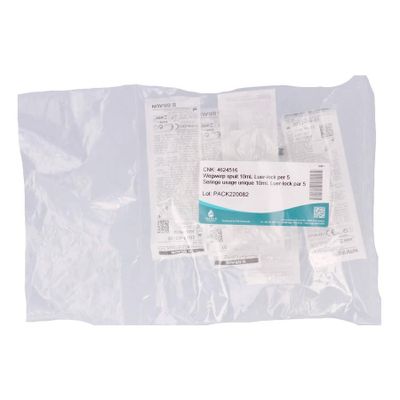 Wegwerp Spuit 10ml Luer-lock 5 Magis