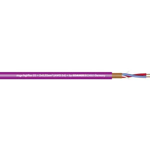 Sommer Cable 200-0008 Microfoonkabel 2 x 0.22 mm² Violet per meter