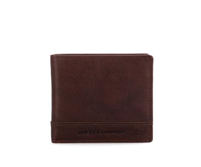 Spikes en Sparrow Wallet Portemonnee RFID Maine Donker Bruin