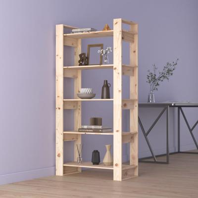 Boekenkast/kamerscherm 80x35x160 cm massief grenenhout