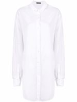 Ann Demeulemeester chemise à coupe mi-longue - Blanc