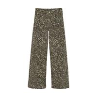 Indian Blue Jeans Winter broek meisjes - zand - wide fit/luipaard