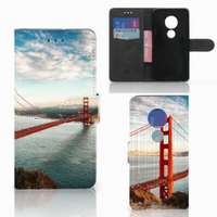 Motorola Moto G7 Play Flip Cover Golden Gate Bridge